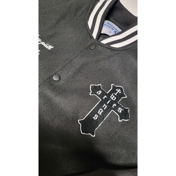 Aelfric Eden Varsity Jacket “Arieswings” Size Medium For Men, Fits Like Large - Picture 4 of 5